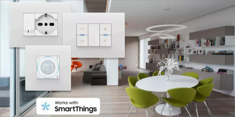 Los dispositivos de control de Vimar son compatibles con la aplicación Samsung SmartThings