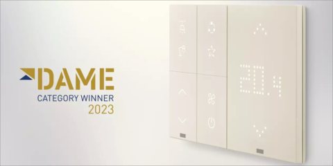 Vimar obtiene el galardón DAME Design Award 2023 gracias a la serie Linea y la Plataforma XT