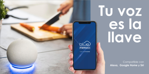 La actualización de la aplicación Blue by FERMAX permite abrir la puerta de la vivienda con la voz