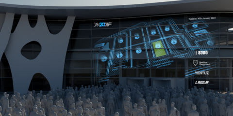 El Acceso Sur de Fira de Barcelona tendrá una pantalla LED invisible en ISE 2024