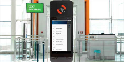 Nuevo lector portátil de tarjetas de Tyco para identificar a los usuarios en espacios de alta movilidad