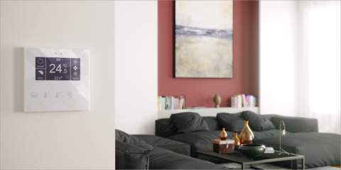 Ahorro energético en las viviendas conectadas con el termostato inteligente de Zennio