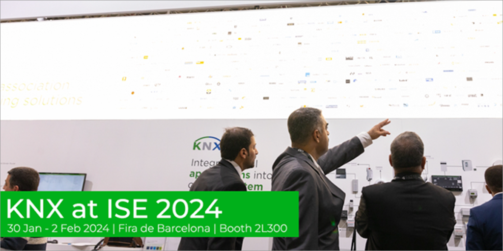 Asociación KNX en ISE 2024.