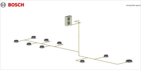 Las herramientas de planificación de Bosch facilitan el diseño de las instalaciones VRF en la edificación