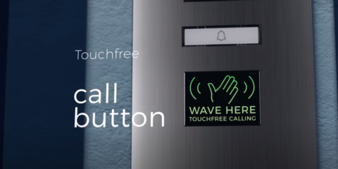 Módulo de pulsador de llamada sin contacto D2101TFV de DoorBird