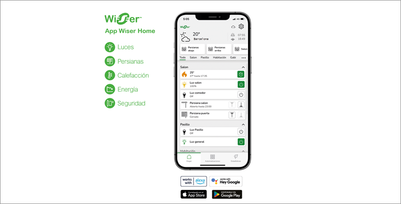 Nuevo ecosistema Wiser de Schneider Electric.