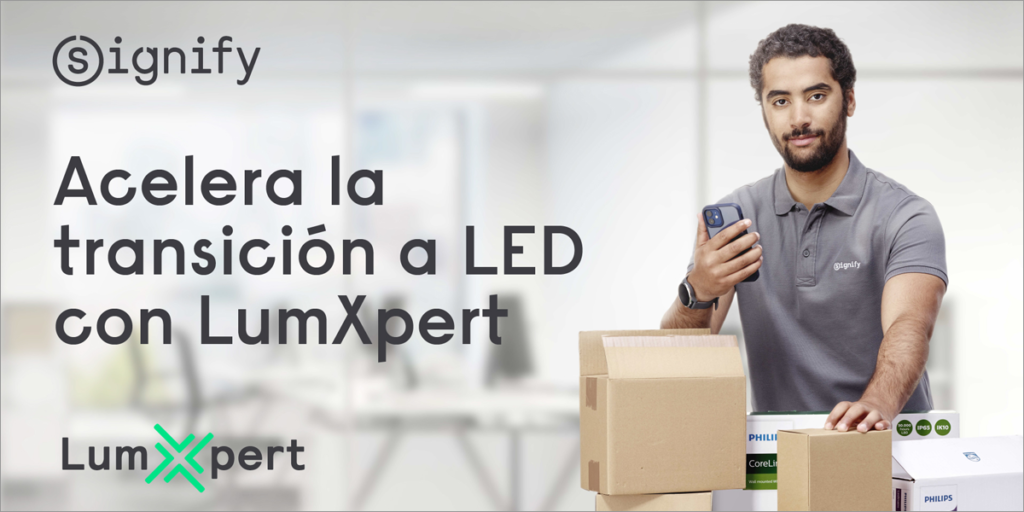 Aplicación LumXpert de Signify.