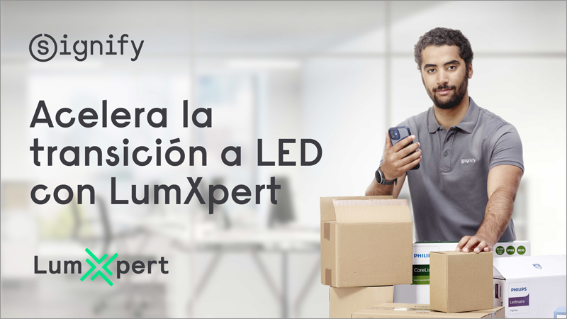 Aplicación LumXpert de Signify.