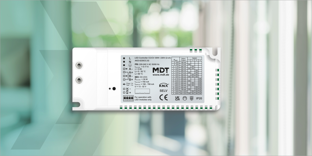 Controlador LED CC/CV de MDT.