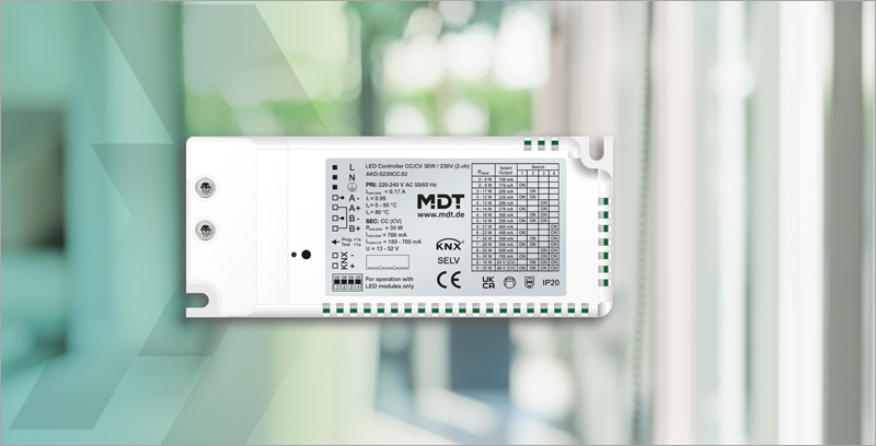 Controlador LED CC/CV de MDT.