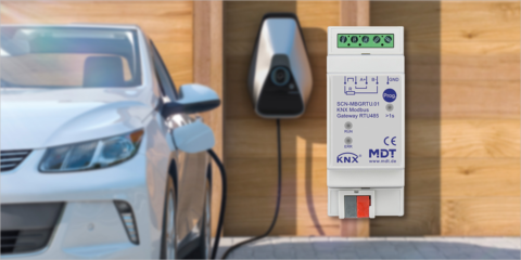 El KNX Modbus Gateway de MDT agiliza la integración de bombas de calor o estaciones de carga de VE