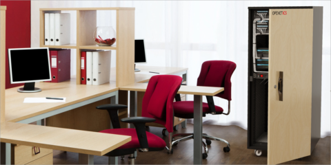 Net Acoustic Rack, el armario rack insonorizado de OPENETICS diseñado para oficinas