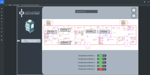 La plataforma inteligente del Hospital Dr. Peset de Valencia monitoriza los servicios no asistenciales