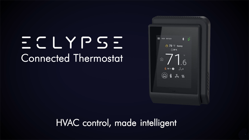 Termostato conectado Eclypse de Distech Controls.