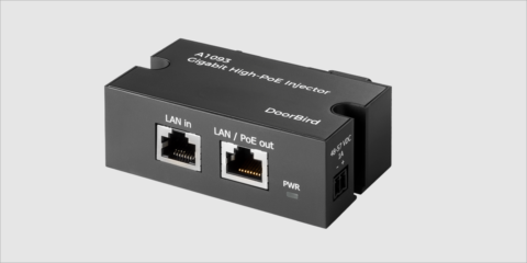 DoorBird lanza el inyector gigabit PoE A1093 para expandir las infraestructuras de red