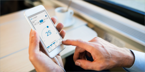 Control remoto de los sistemas de climatización con la aplicación HomeCom Easy de Junkers Bosch