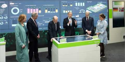 Las soluciones de automatización industrial de Schneider Electric se exhiben en Hannover Messe