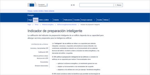 La web del indicador de preparación inteligente (SRI) actualiza su diseño y contenido