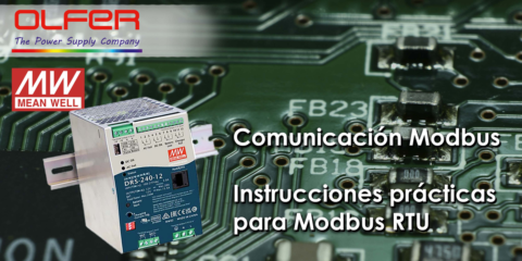 Electrónica OLFER comercializa fuentes de alimentación con protocolo Modbus