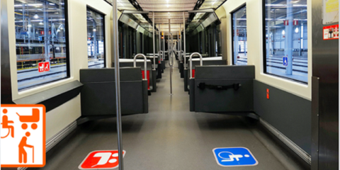 Metro Bilbao instala un sistema de guiado para personas con discapacidad visual con códigos QR