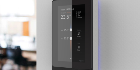 El Touchscreen Room Controller de Schneider Electric facilita la gestión de la climatización y habitaciones