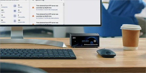 El 2N Access Commander Box 2.0 permite la gestión de sistemas de control de accesos a gran escala