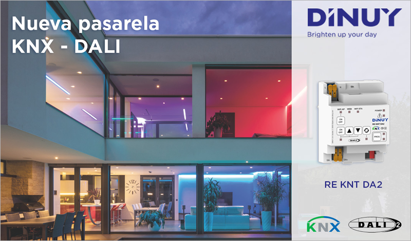 Pasarela KNX-DALI de Dinuy.