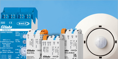 La nueva gama de productos de Eltako está diseñada para el control de la iluminación DALI-2