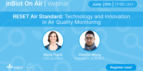 inBiot impartirá un webinar sobre las tecnologías IoT y el estándar RESET Air para la calidad del aire interior