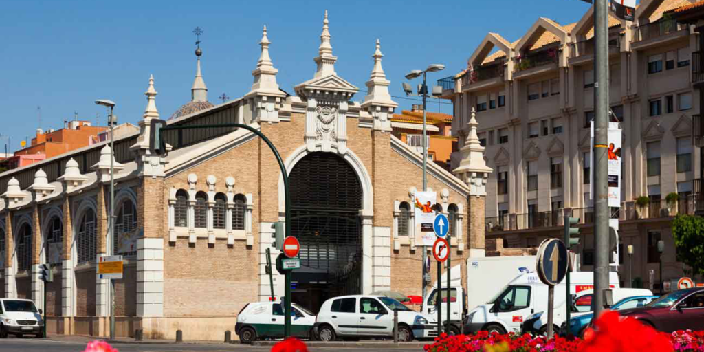 Mercado de Verónicas en Murcia.