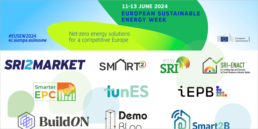 Participantes SRI en la feria de la energía.