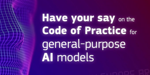 Abierta la consulta sobre el Código de prácticas para proveedores de modelos de IA de propósito general