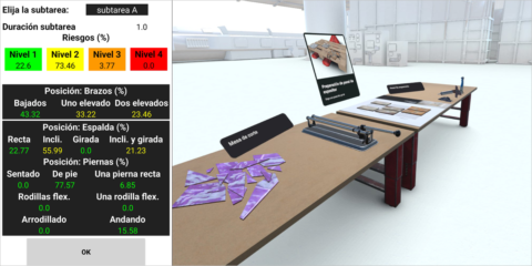 Nuevo sistema para evaluar en tiempo real los riesgos ergonómicos de los puestos de trabajo