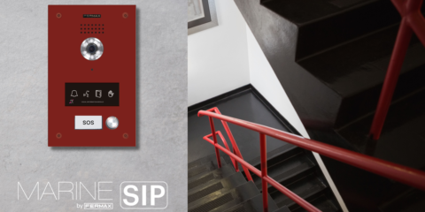 La placa MARINE SIP de FERMAX se adapta a los entornos que requieren máxima seguridad