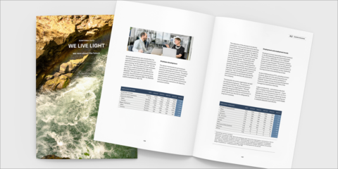El informe de sostenibilidad del Grupo Zumtobel muestra los objetivos fijados para 2023/2024