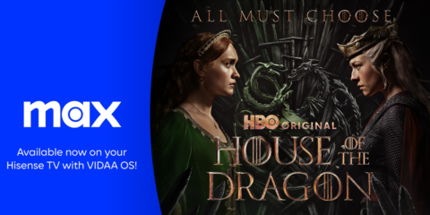 La plataforma VIDAA de smart tv de Hisense se asocia con el servicio de streaming Max