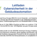 Directriz sobre ciberseguridad en la automatización de edificios de BIG-EU