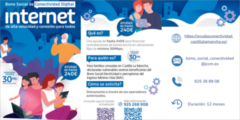 Castilla-La Mancha lanza el Bono Social de Conectividad Digital para familias vulnerables