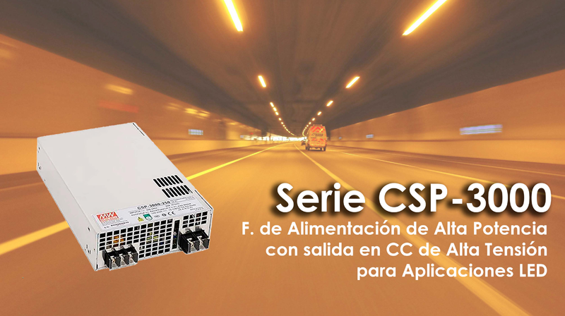 Fuente de alimentación de la serie CSP-3000.