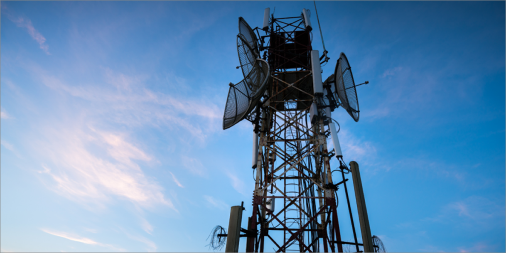 Antena de telecomunicaciones.