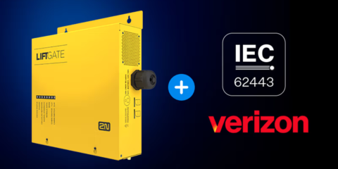 La pasarela IoT 2N LiftGate es compatible con el operador Verizon y cumple la norma IEC 62443