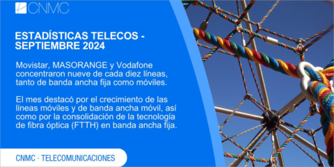 La fibra óptica hasta el hogar alcanza los 15,6 millones de líneas en el mes de septiembre