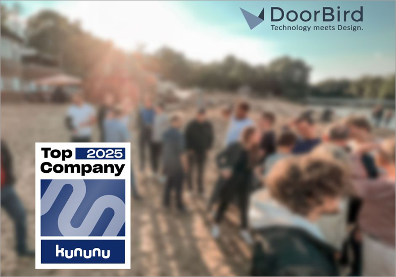 DoorBird Premiada como Top Company.