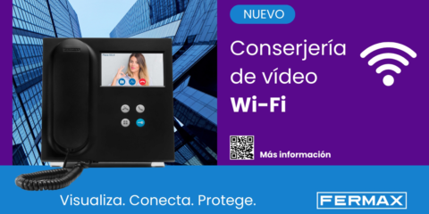 FERMAX lanza la nueva conserjería de vídeo DUOX PLUS con wifi para desviar llamadas al móvil