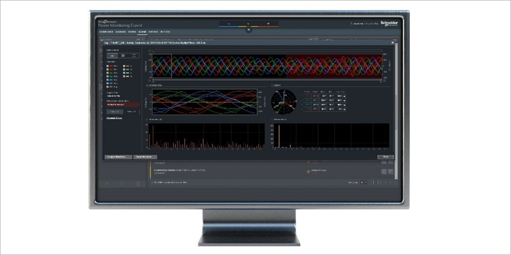 Software Ecostruxure Power Monitoring Expert de Schneider Electric.