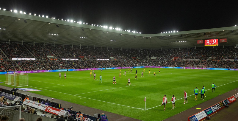 Campo de fútbol del Suderland AFC.