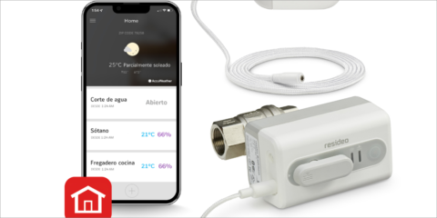 Las soluciones de gestión y control móvil de Resideo garantizan un hogar seguro y eficiente