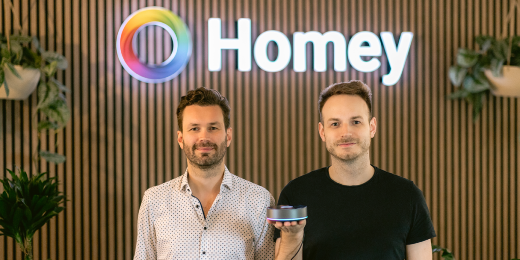 Stefan Witkamp y Emile Nijssen, fundadores de Homey.