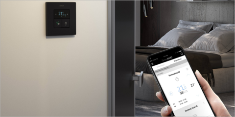 Los termostatos conectados de Simon facilitan una gestión de la temperatura eficiente
