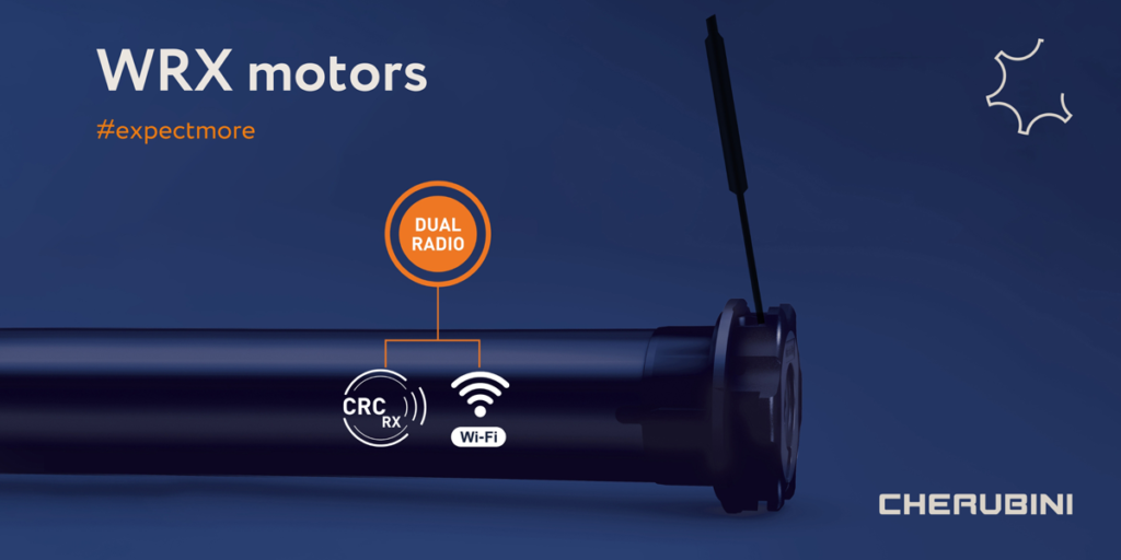 Los nuevos motores de la serie WRX de CHERUBINI incorporan un módulo wifi